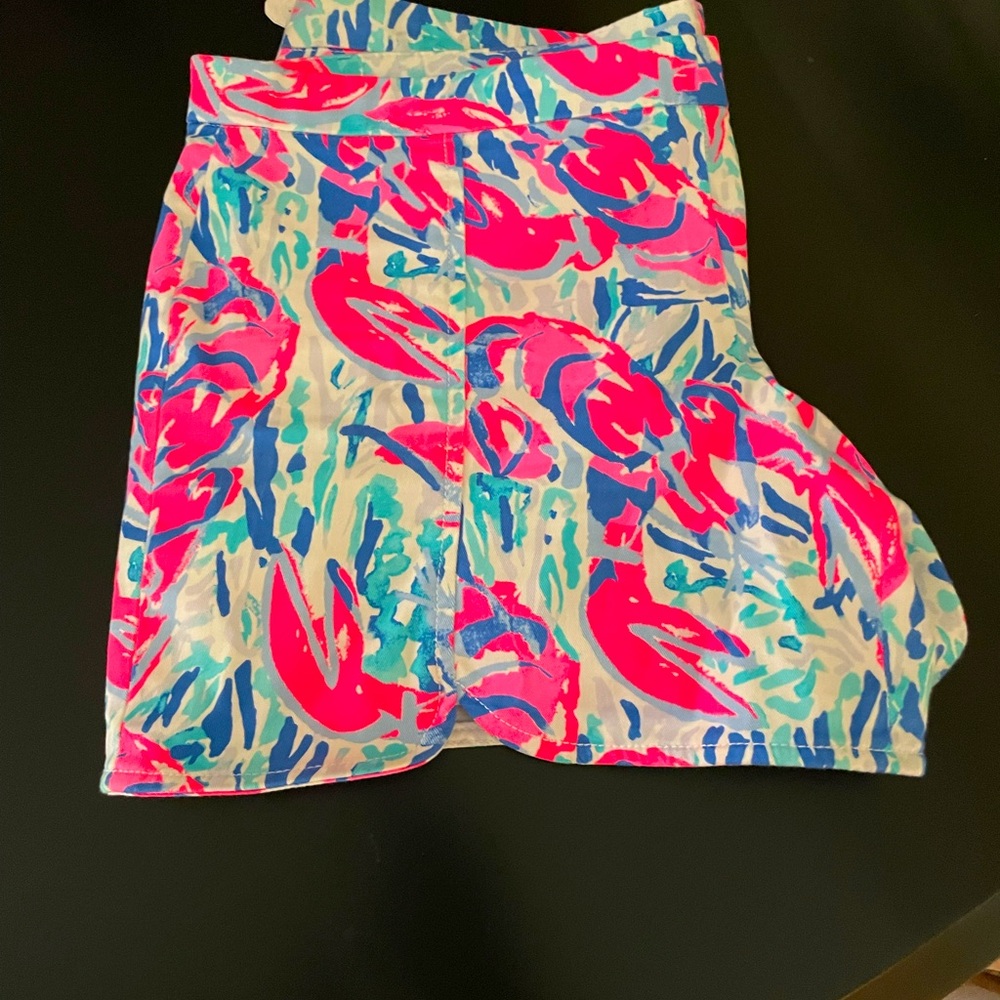 Lilly Pulitzer side zipper shorts